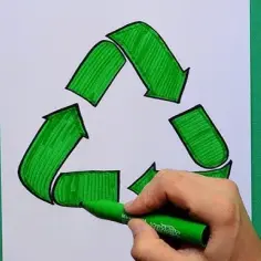 Jak Łatwo Narysować Znak Recyklingu - Prosty Poradnik krok po kroku