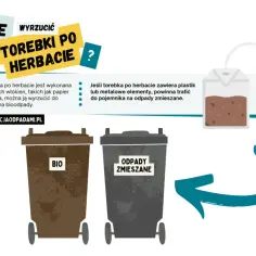 Gdzie wyrzucić torebki po herbacie, by nie zaszkodzić środowisku?