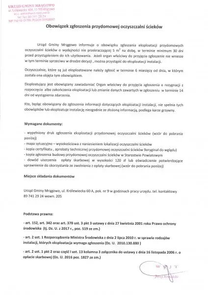 Zdjęcie Jak uniknąć błędów przy wypełnianiu zgłoszenia przydomowej oczyszczalni ścieków krok po kroku